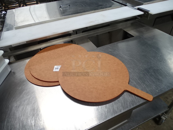 3 Times Your Bid. 3 Wooden Pizza Paddles. 