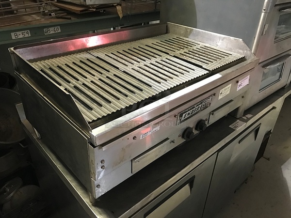 Ember Glo 36" Char Grill, 208v 1ph, Tested & Working!