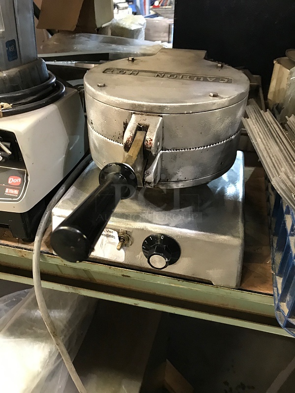 Electric Countertop Waffle Cone Maker, 120v 1ph, Tested & Working!