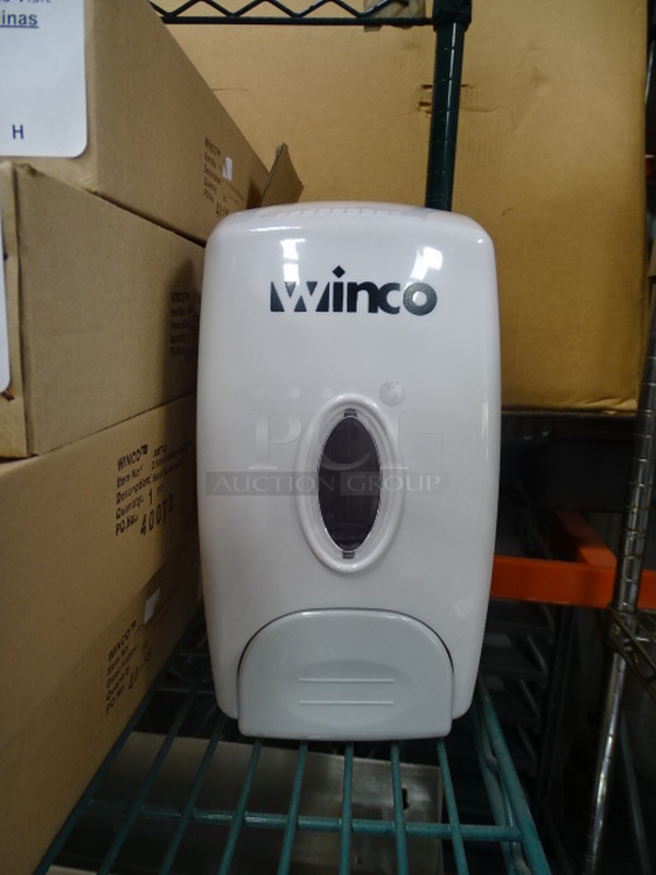 STILL IN THE BOX! Brand New Winco SD-100 1 Liter Manual Soap Dispenser.