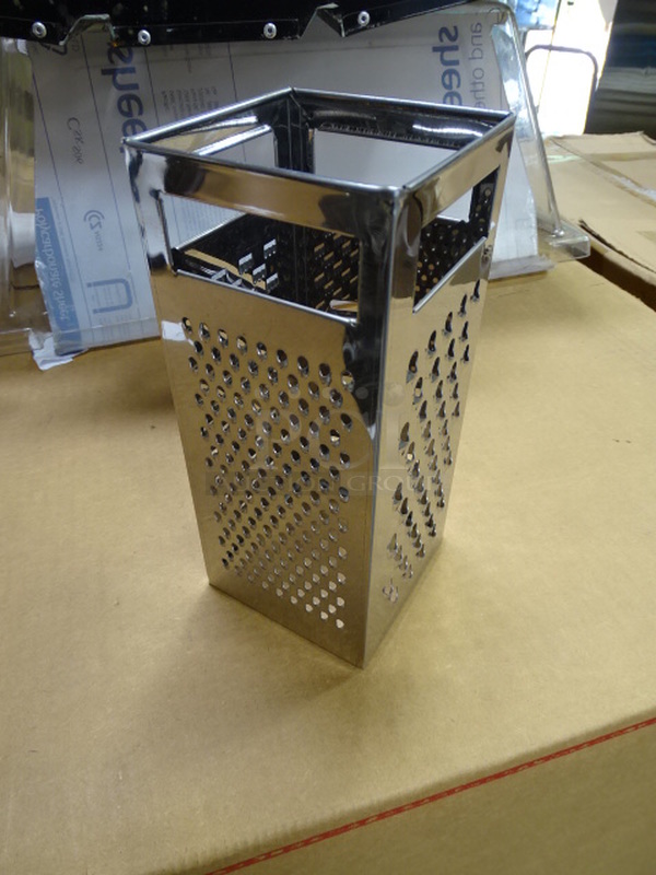 (x3) 3 Times Your Bid. Brand New Royal Industries Model ROYGR77 Commercial Stainless Steel Box Grater. 4X4x9