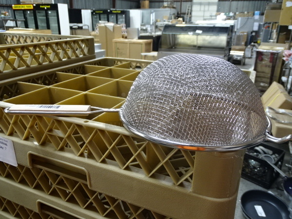 (x4) 4 Times Your Bid. Brand New Update SDF-8/SS 8" Stainless Steel Fine Mesh Double Strainer. 4x8x15