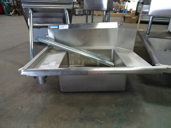 BRAND NEW! BK Resources Model BKSDT-36-L Commercial Stainless Steel 36" Soiled Dish Table. 36x30.5x46.25