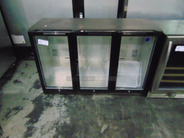 BRAND NEW! SG Merchandising Model BB-12H3 Commercial Electric Triple Glass Door Cooler. 110 Volt 53.25x20.5x35.25 Tested And Working. 