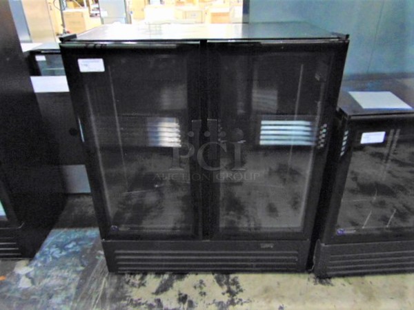 AWESOMW! BRAND NEW SG Merchandising Model DD-20 Commercial Electric Double Glass Door Cooler. 110 Volt 46.5x23x54.25 Tested And Working. 