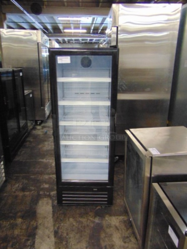 AWESOME! BRAND NEW SG Merchandising Model SD-12 Commercial Electric Single Glass Door Cooler. 115 Volt 23x23.5x63 Tested And Working. 