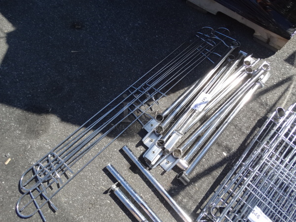ALL ONE MONEY! Lot of Various Chrome Finish Pieces! Includes 26", 44.5"