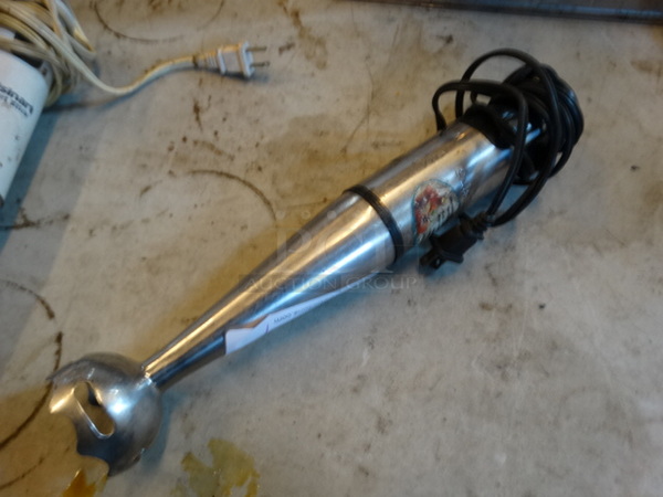 Cuisinart Chrome Finish Smart Stick Variable Speed Hand Blender. 14.5". Tested and Working!