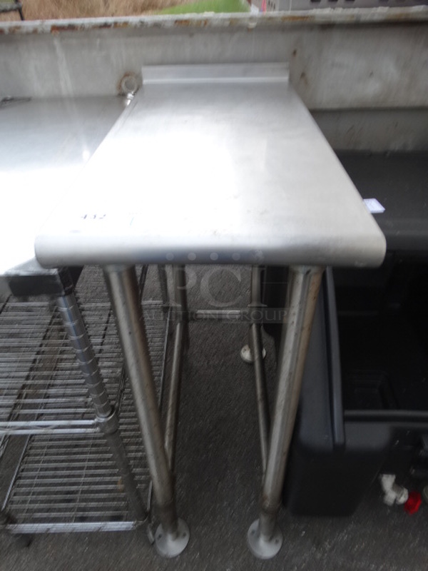 Stainless Steel Table. 14x30x38