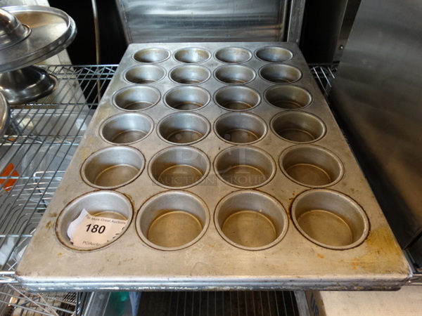3 Metal 24 Cup Muffin Pans. 18x26x2. 3 Times Your Bid!