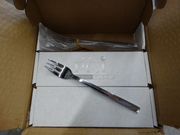 36 BRAND NEW IN BOX! Oneida Chef's Table Cocktail Forks. 6". 36 Times Your Bid!