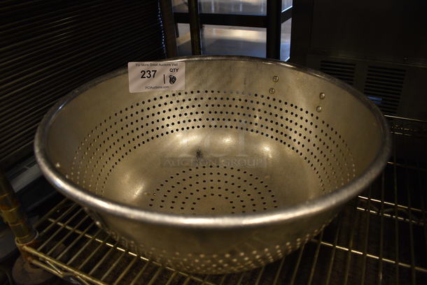 Metal Colander. 16x16x7