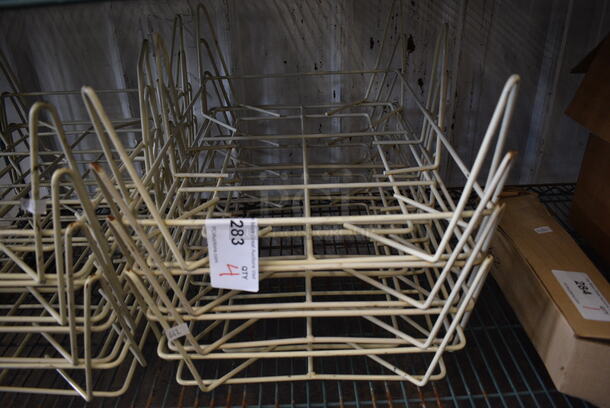 4 Metal Dunnage Racks. 15x21x9. 4 Times Your Bid!