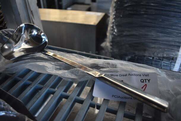 2 BRAND NEW! Stainless Steel Ladles. 13". 2 Times Your Bid!