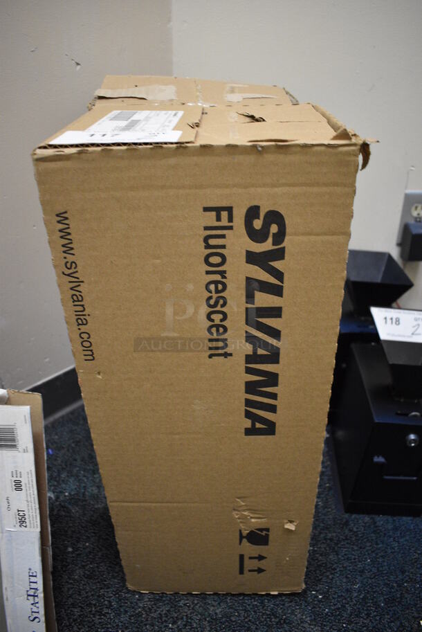 ALL ONE MONEY! Lot of 2 Boxes of Sylvania Fluorescent Lights! 24"