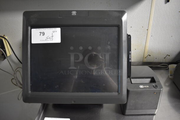 ALL ONE MONEY! Lot of NCR 15" POS Monitor w/ NCR Receipt Printer!