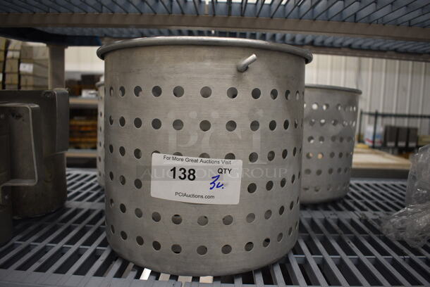 3 Metal Steamer Insert for Stock Pot. 12x12x10.5, 12.5x12.5x9. 3 Times Your Bid!