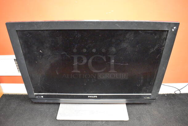 Philips Model 37PFL5322D/37 37" Television. 100-240 Volts, 1 Phase. Buyer Must Pick Up - We Will Not Ship This Item. Tested and Powers On But Screen Stays Black.