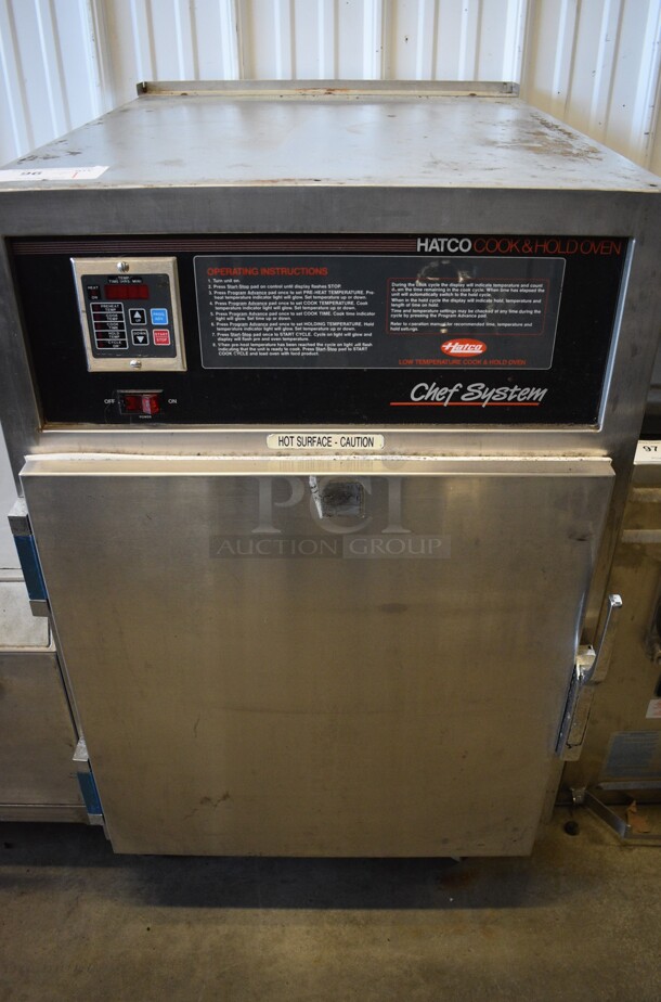 Hatco Stainless Steel Commercial Cook & Hold Oven on Commercial Casters. 115 Volts, 1 Phase. 24x34x38.5. Tested and Working!