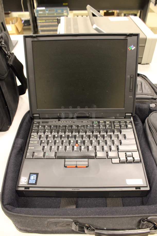 IBM Model 2635 12" Laptop In Soft Case. 12x9x2.5. (Room 105)