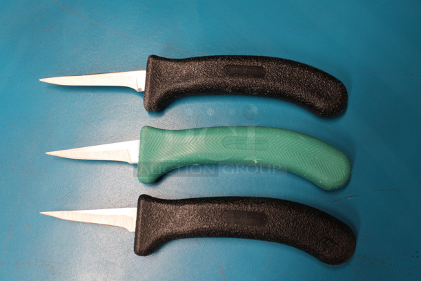 3 Sharpened Stainless Steel Poultry Knives. 7.5". 3 Times Your Bid!