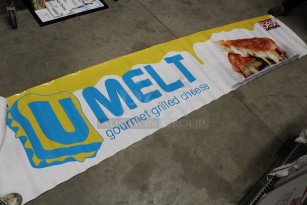 U Melt Gourmet Grilled Cheese Banner. 112x24