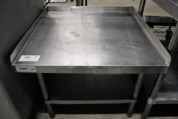 Regency Stainless Steel Commercial Equipment Stand w/ Metal Under Shelf. 30x30x26