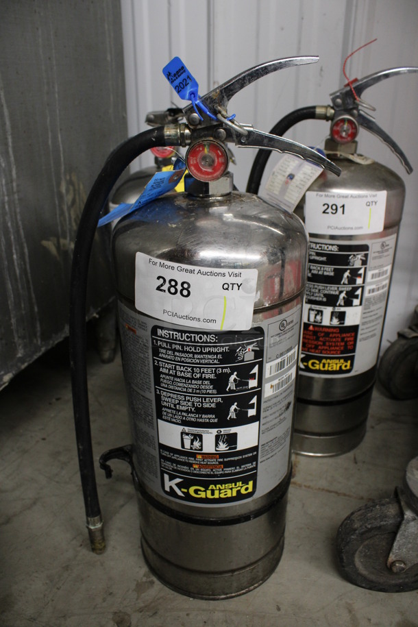 Ansul K Guard Wet Chemical Fire Extinguisher. 7x8x19