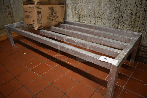Metal Commercial Dunnage Rack. 60x24x12. (kitchen)