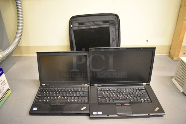 3 Various Laptops and 1 Soft Bag. Includes 12.5", 15.5", 13" Screens. 3 Times Your Bid! (south basement 019)