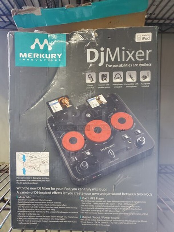 Merkury DJ Mixer Open box!