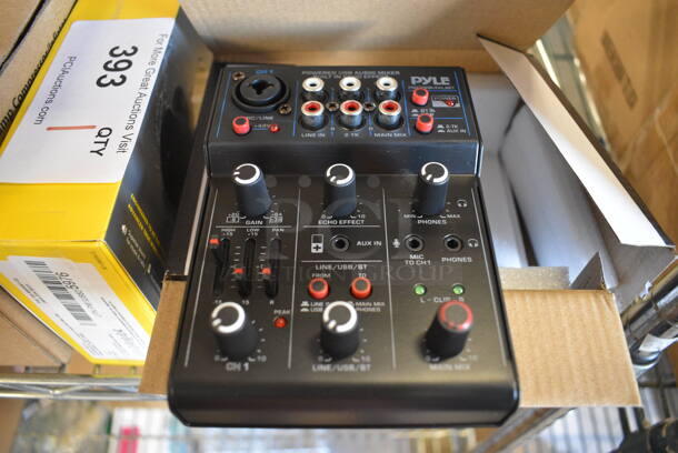 2 BRAND NEW SCRATCH AND DENT! Pyle PAD33MXUBT Mixer. 4x5.5x1.5. 2 Times Your Bid!