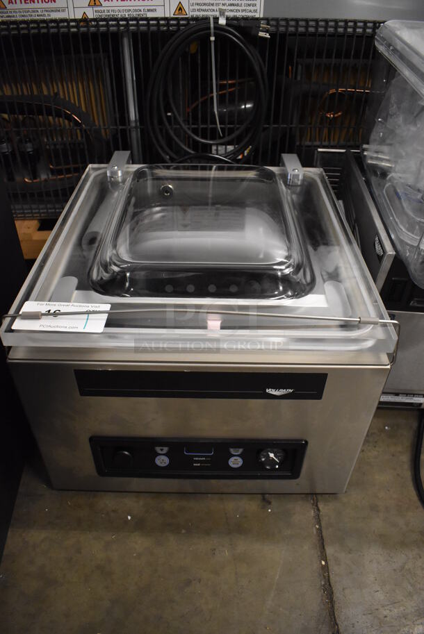BRAND NEW SCRATCH AND DENT! Vollrath VP 12 40831 Stainless Steel Commercial Countertop Medium Vacuum Packaging Machine with 12" Sealing Bar. 110-120 Volts, 1 Phase. Tested and Powers On!