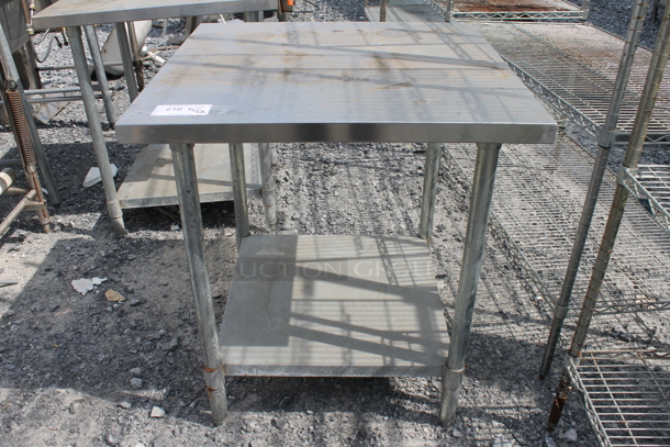 Stainless Steel Table w/ Undershelf