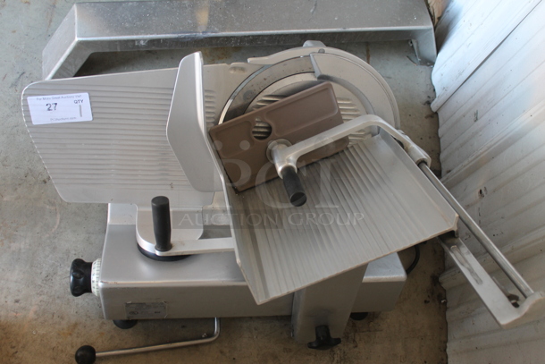 Bizerba SE 12 US Stainless Steel Commercial Countertop Meat Slicer. 120 Volts, 1 Phase. Tested and Working!