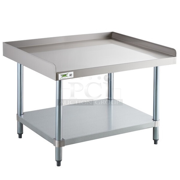 BRAND NEW SCRATCH AND DENT! Regency 600ES3036G 30" x 36" 16-Gauge Stainless Steel Equipment Stand with Galvanized Undershelf