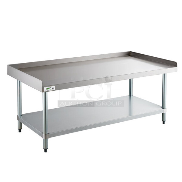 BRAND NEW SCRATCH AND DENT! Regency 600ES3060G 30" x 60" 16-Gauge Stainless Steel Equipment Stand with Galvanized Undershelf