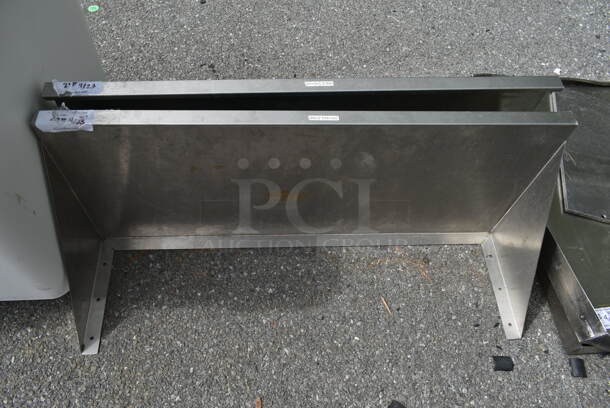 Stainless Steel Wall Mount Shelf. 