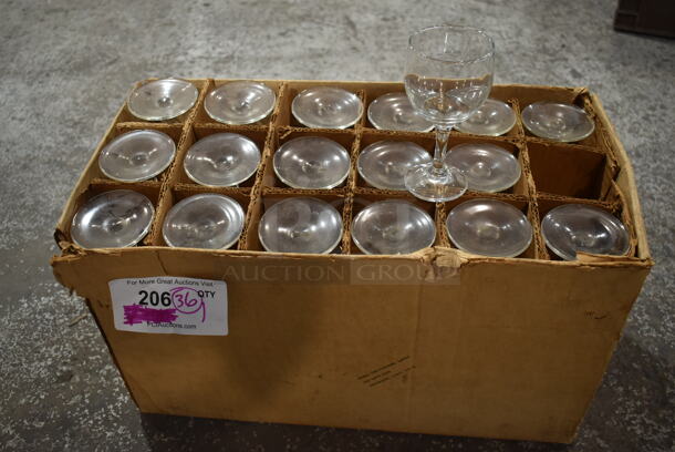 Box of 36 Savoy Stemware Cocktail Glasses