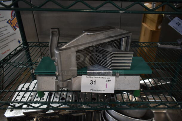 Garde Metal Commercial Countertop Tomato Slicer. 