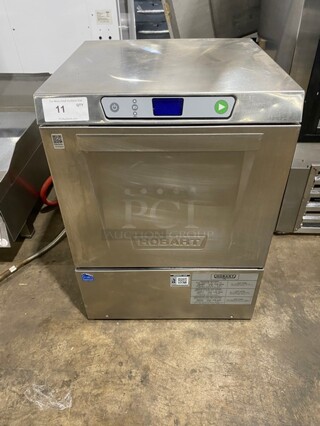 WOW! Hobart New Body Style High Temp Heavy Duty Undercounter Dishwasher! All Stainless Steel! 120/208V 1 Phase! Model: LXEH SN: 231182121!