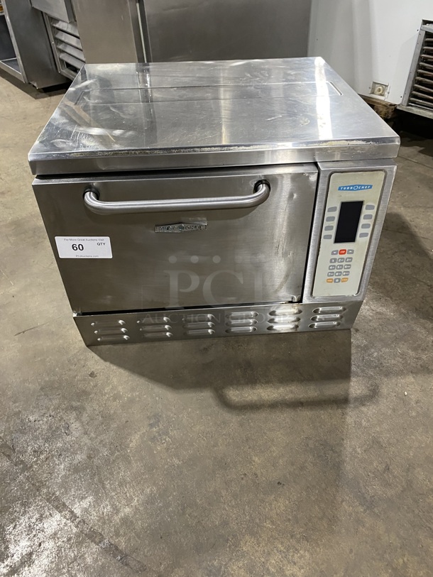 TURBOCHEF Stainless Steel Commercial Countertop Electric Powered Rapid Cook Oven! Model NGC Serial NGCD634830 208/240 Volts, 1 Phase.