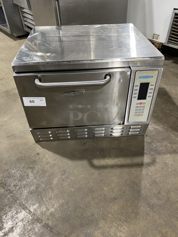 TURBOCHEF Stainless Steel Commercial Countertop Electric Powered Rapid Cook Oven! Model NGC Serial NGCD634830 208/240 Volts, 1 Phase. - Item #1126266