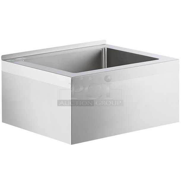 BRAND NEW SCRATCH AND DENT! Regency 600SM16206 Stainless Steel Mop Sink (20" x 16" x 6")