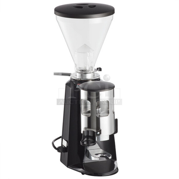 BRAND NEW SCRATCH AND DENT! Estella 236ECEG26 Metal Commercial Countertop Espresso Bean Grinder w/ Hopper. 110/120 Volts, 1 Phase. Tested and Working!