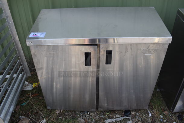 BRAND NEW SCRATCH AND DENT! Advance Tabco Stainless Steel Commercial 2 Door Cabinet. 36x16x32