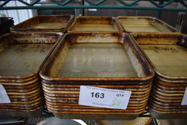 24 Metal Baking Pans. 9.5x13x2. 24 Times Your Bid!