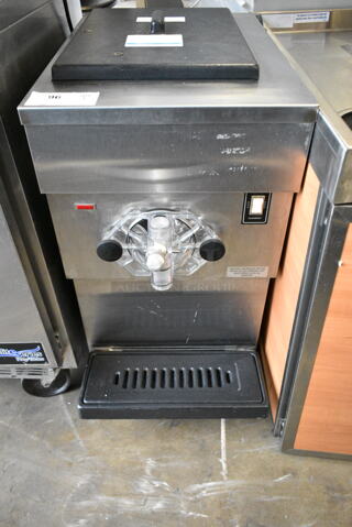 SaniServ A7081H Stainless Steel Commercial Countertop Single Flavor Soft Serve Ice Cream Machine. 115 Volts, 1 Phase. 