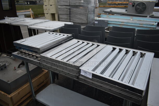 10 Stainless Steel Grease Hood Filters. 10 Times Your Bid!
