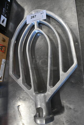 BRAND NEW SCRATCH AND DENT! ITW60B Metal Paddle Attachment for 60 Quart Hobart Mixer. 